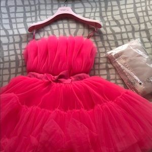 H&M x Giambattista Valli Pink Tulle Dress US 6